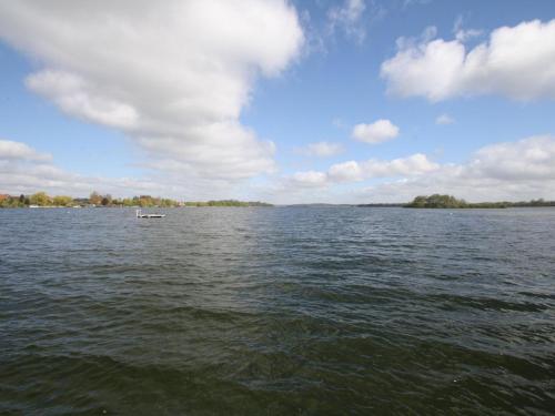 a view of a large body of water at Ferienhaus Tversted in Zarrentin in Zarrentin