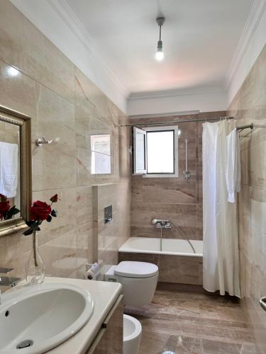 Bilik mandi di Hotel Bella Vista