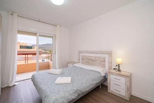Posteľ alebo postele v izbe v ubytovaní Apartamento Ideal en Villajoyosa