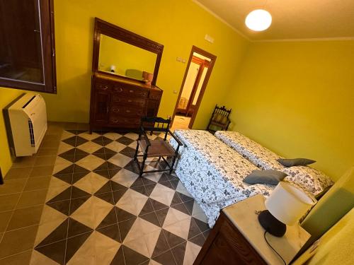 Postel nebo postele na pokoji v ubytování Casa Albini