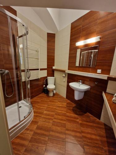Bathroom sa Ariadna - Pantheon Apartments
