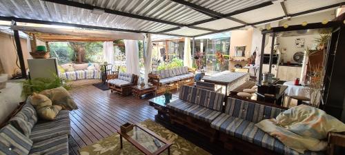 Posezení v ubytování Hostel AJBJ Turismo