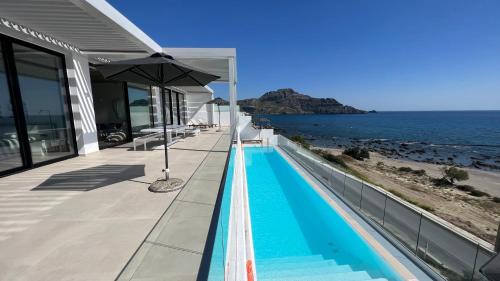 Villa Nostos Plakias beachfront sea view privet pool