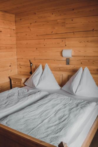 Postel nebo postele na pokoji v ubytování Oberransburg