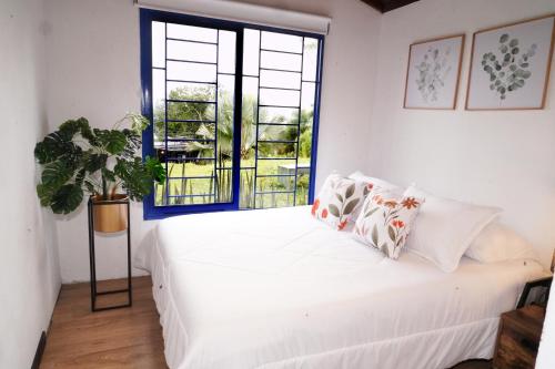 Villas Alto Bonitoにあるベッド