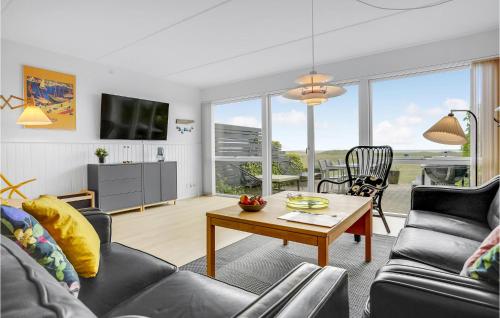 TV a/nebo společenská místnost v ubytování Holiday Home Næsvej Assens