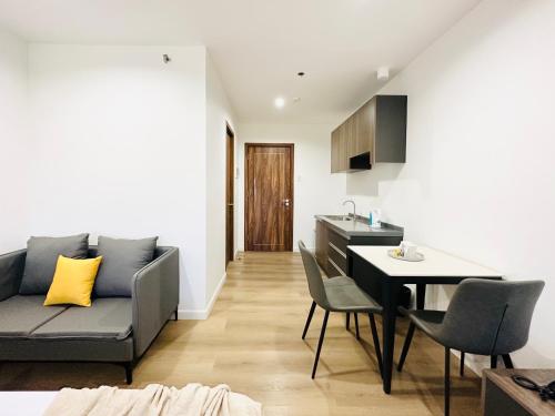 Kuchyň nebo kuchyňský kout v ubytování Mangrove Residences Mactan