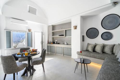 Posezení v ubytování Deep Earth Villas