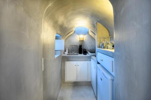 Kuchyň nebo kuchyňský kout v ubytování Deep Earth Villas