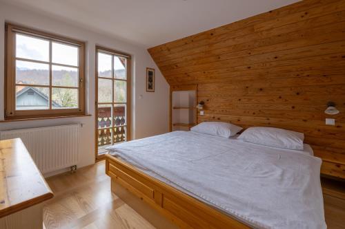 Postel nebo postele na pokoji v ubytování Apartments Brina