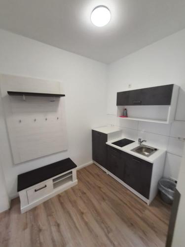 Η κουζίνα ή μικρή κουζίνα στο Hafen Appartements Wismar