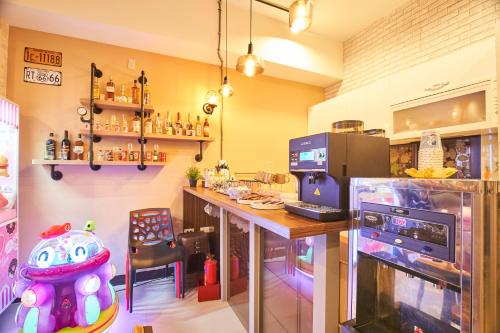 Una cocina o zona de cocina en Ching Yu Rou B&B