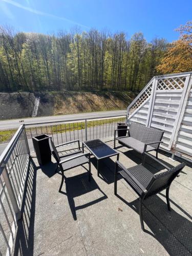Balkón nebo terasa v ubytování Apartment Södderich 1