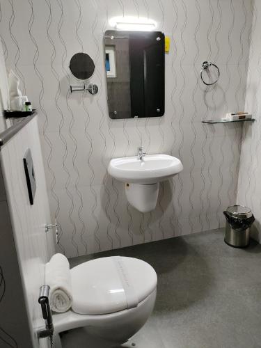Bilik mandi di Kottavathil Hotel