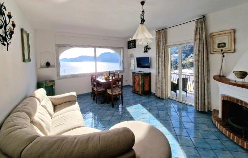 Area soggiorno di Casa Lylia, Praiano Amalficoast