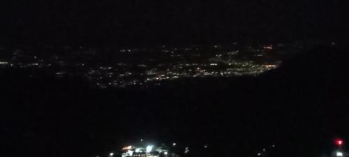 a view of a city at night at Salora Kodai in Kodaikānāl