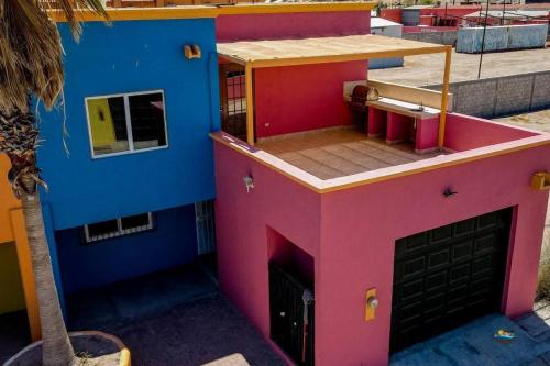 a model of a house with aventh floor at Condo 4 In town and steps to the beach and Malecon in San Felipe