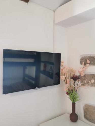 Μια τηλεόραση ή/και κέντρο ψυχαγωγίας στο Apartment Camerin