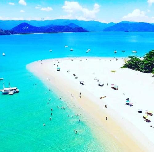 Una vista aérea de Refugio Prumirim Ubatuba