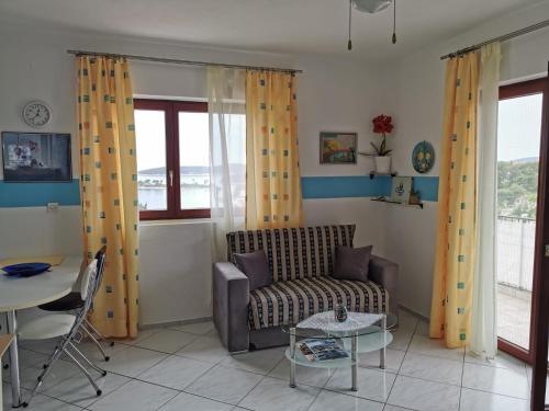 Khu vực ghế ngồi tại Apartmani Nata