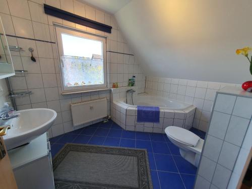 Koupelna v ubytování Fewo Sonnenblick