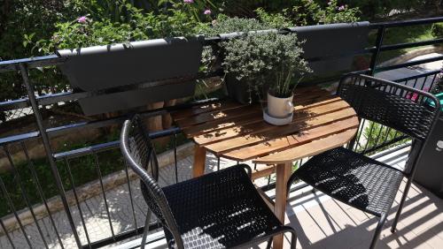 Balkón nebo terasa v ubytování B&B Studio83 Pompei