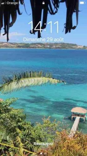 a picture of a body of water with a horse at Superbe villa avec ponton privé in Andilana