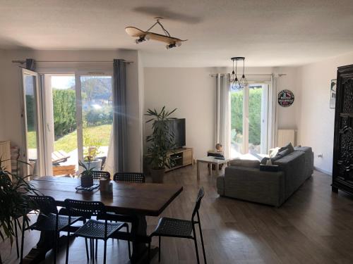 Χώρος καθιστικού στο Petite Maison dans les Pyrénées