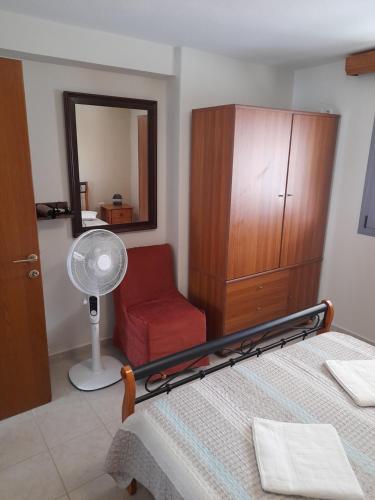 Katil atau katil-katil dalam bilik di Dominikis appartment