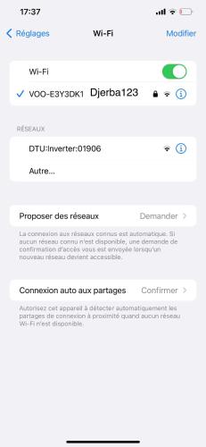 a screenshot of a cell phone screenshot of the wii website at Logements des choraux in Tournai