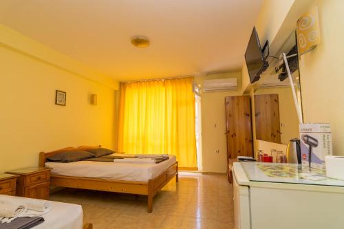 Ένα ή περισσότερα κρεβάτια σε δωμάτιο στο Fener Guest House