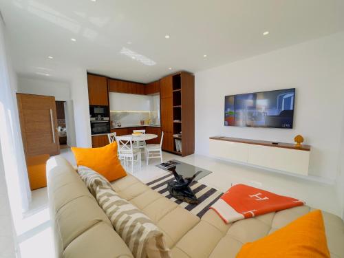 O zonă de relaxare la NEW!!! 2023 MAREA apartments with XXL Sunny Terrace