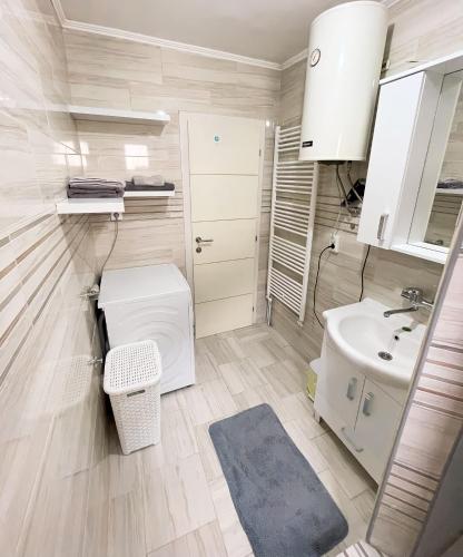 Koupelna v ubytování Apartman Mila