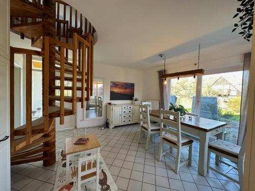 Kuchyň nebo kuchyňský kout v ubytování Wittinghuus - Urlaub aan de Ostsee
