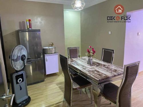 Kuchyň nebo kuchyňský kout v ubytování Dex & Flex Apartments