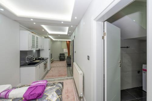 Кухня или мини-кухня в BOSPHORUS EXCLUSİVE RESİDENCE
