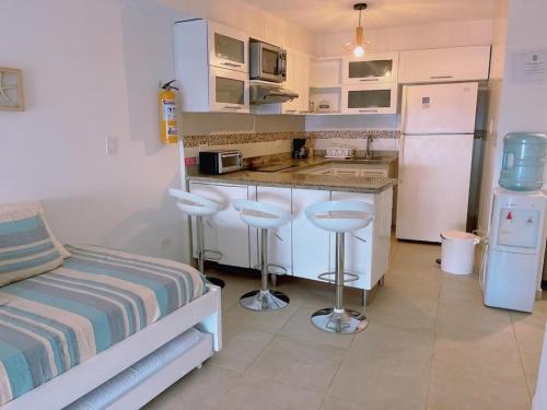 Η κουζίνα ή μικρή κουζίνα στο Moderno Apartamento en San Andres Islas