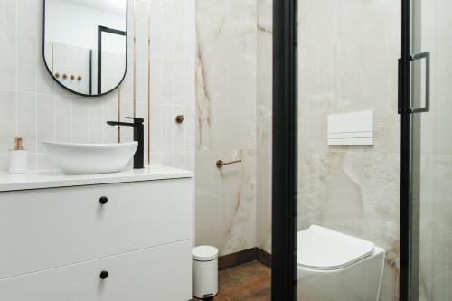 Manpro Apartments Toruńにあるバスルーム