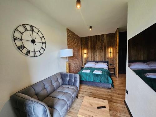 Katil atau katil-katil dalam bilik di Widokowa Villa TOP - ADULTS ONLY