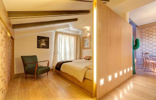 En eller flere senge i et værelse på sui tetti di bologna