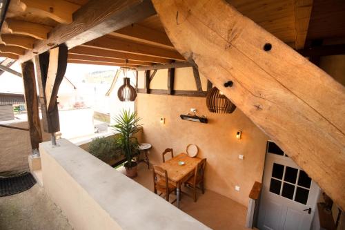 Χώρος καθιστικού στο Das haus in spay an der Mosel mit Sauna