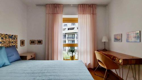 Posteľ alebo postele v izbe v ubytovaní Capricorn Apartment Kranjska Gora