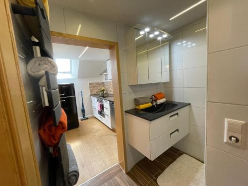 Dapur atau dapur kecil di Burglehnerhof