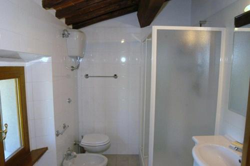 Koupelna v ubytování Holiday House Le Selvole