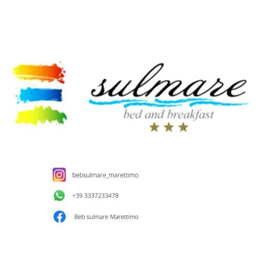 a logo for a food and breakfast restaurant at B&B Sulmare in Marettimo
