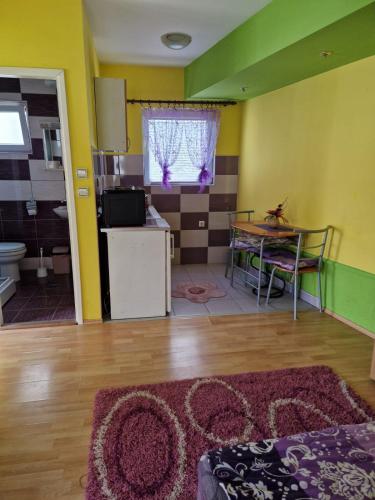 Coin salon dans l'établissement Apartments Hadži