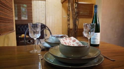 Gîte de Terre et de Charmeで提供されているドリンク