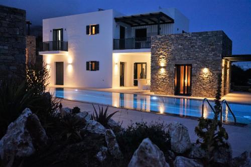 Bazén v ubytování Paros-Memories-Neubau-Villen, Sportpool nebo v jeho okolí