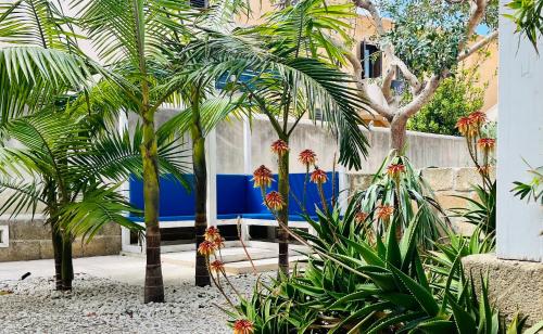 Jardín al aire libre en Orsola Apartments