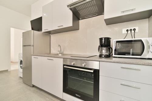 Dapur atau dapur kecil di Apartmani Castrum